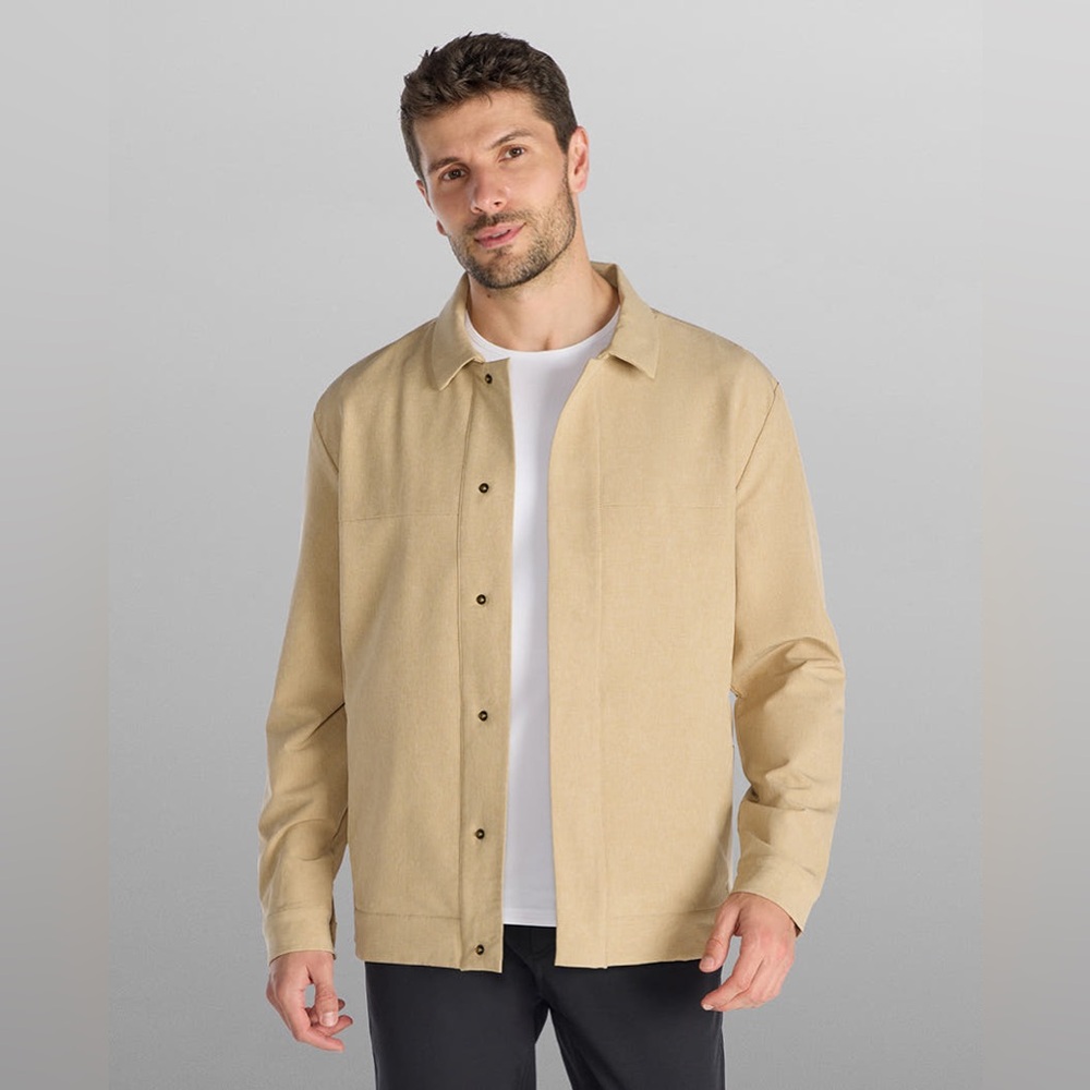 BYLT Basics Men’s District Jacket Khaki Sand - Large